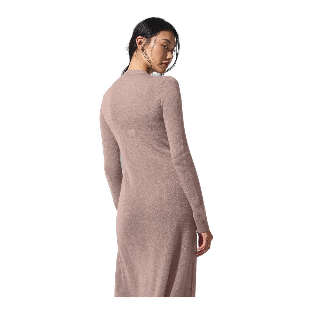 alo Sheer Cashmere Long Cardigan - Taupe by Alo Yoga