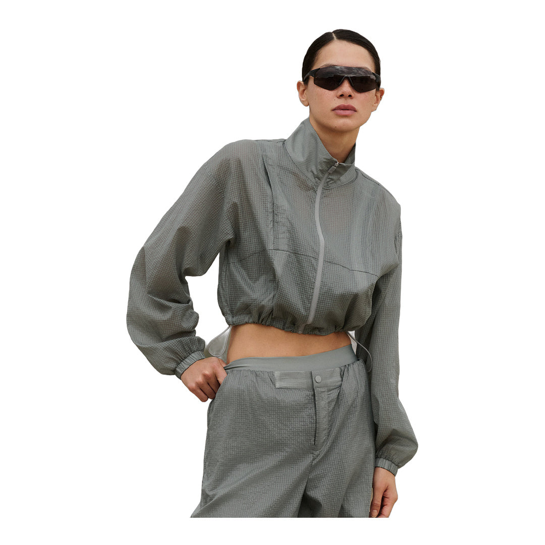 alo Game Time Full Zip Jacket - Lunar Grey by Alo Yoga