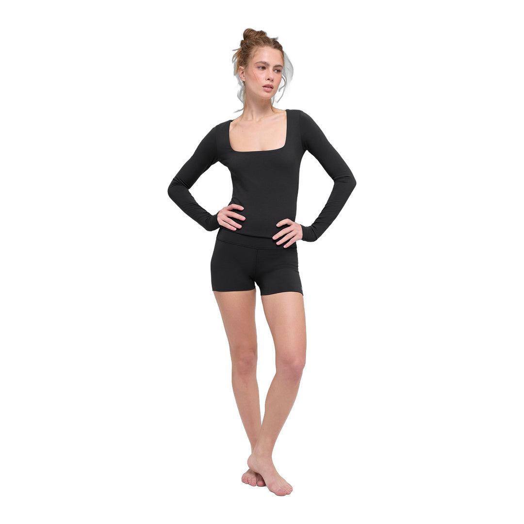 alo ALO Softsculpt Precision Long Sleeve - Black by Alo Yoga