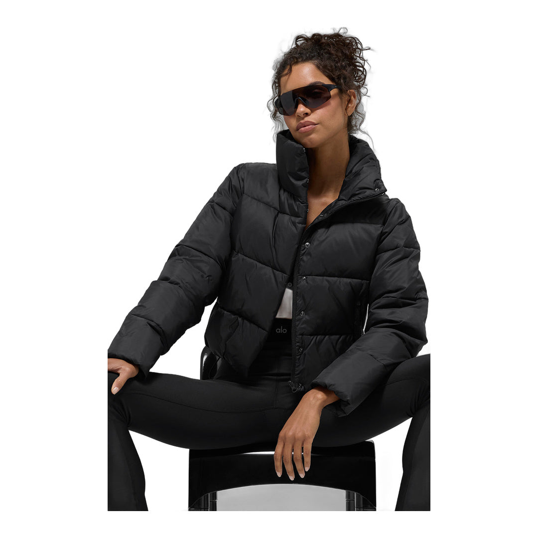 alo Gold Rush Puffer - Black by Alo Yoga