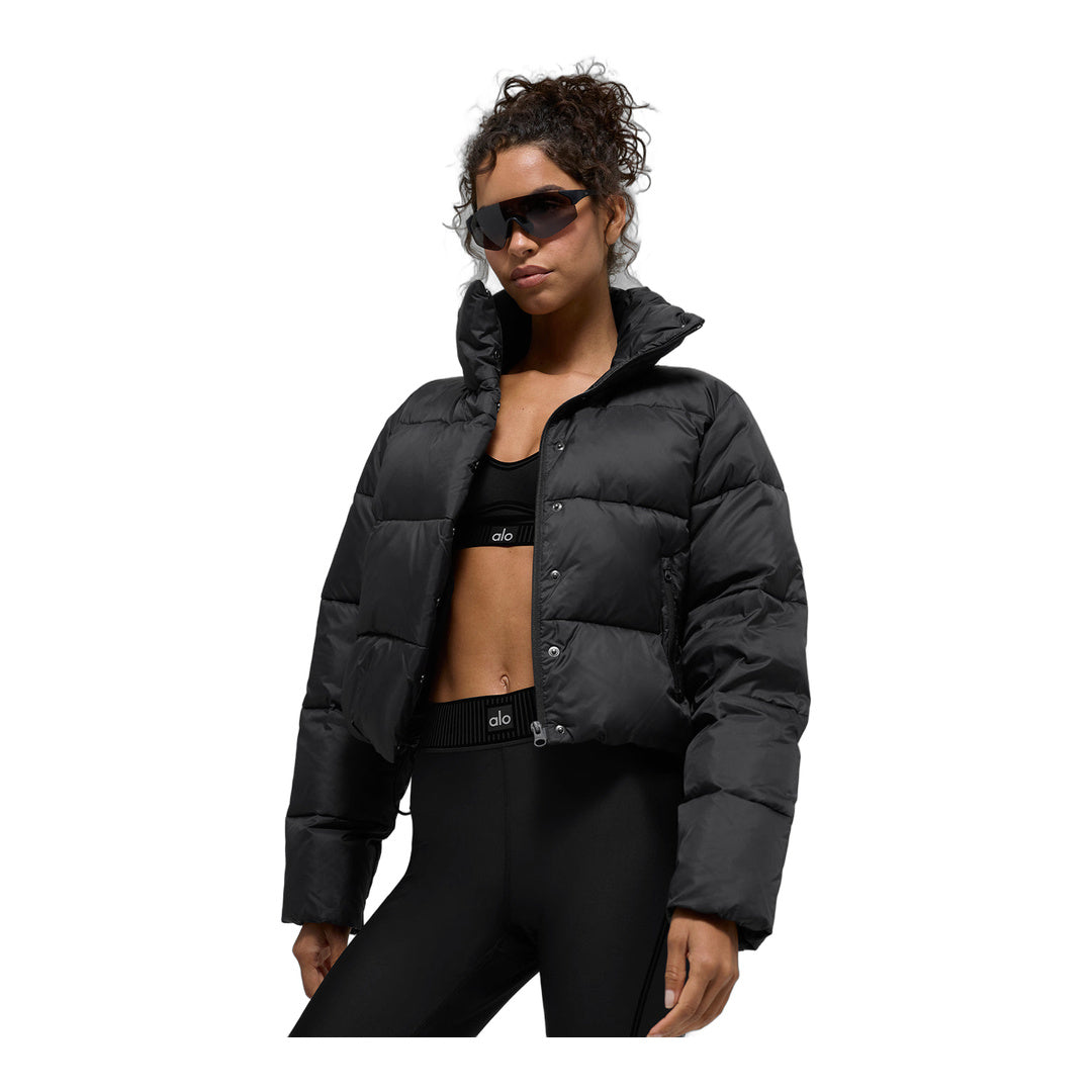 alo Gold Rush Puffer - Black by Alo Yoga