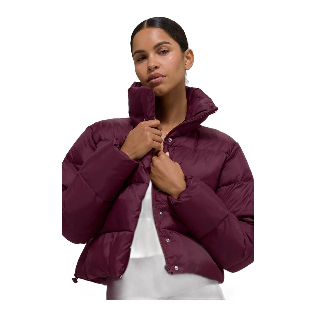 alo Gold Rush Puffer - Burgundy by Alo Yoga