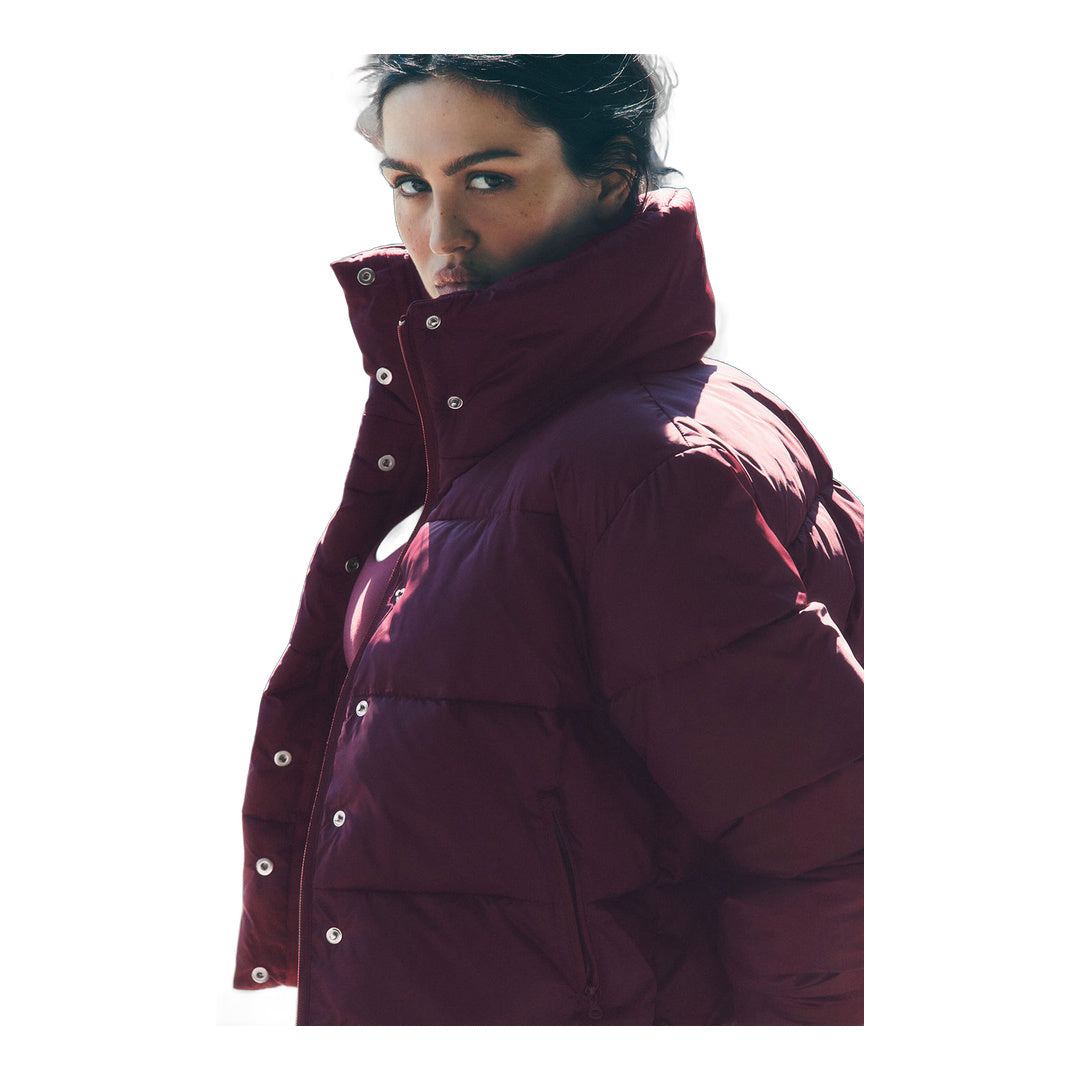 alo Gold Rush Puffer - Burgundy by Alo Yoga