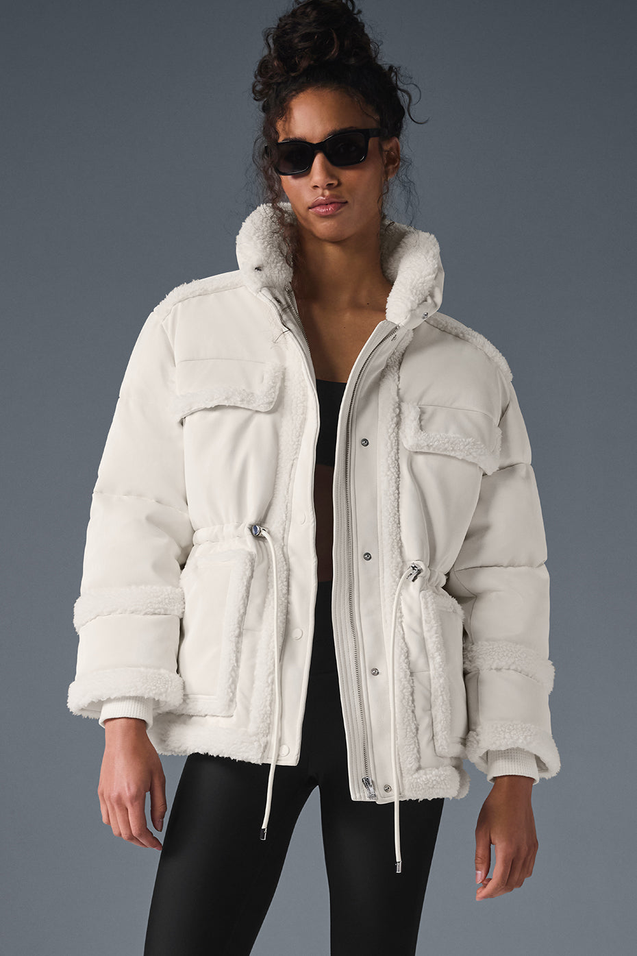 Ice Breaker Puffer Jacket - Ivory (W4460R)