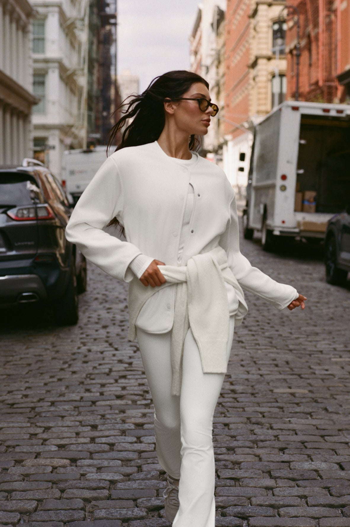 Polar Fleece Take Note Jacket - Ivory (W4563R)