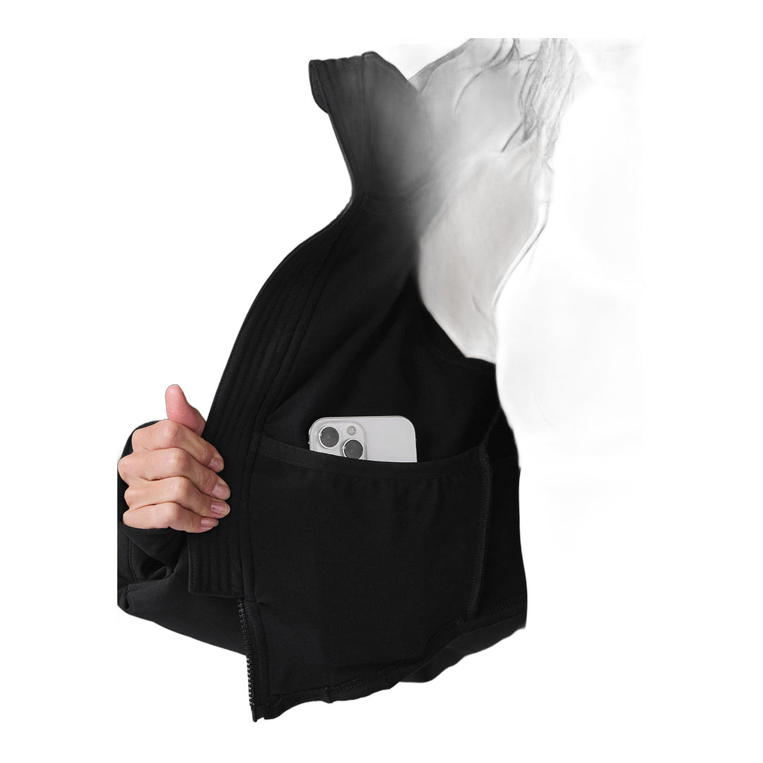 alo Main Act Corset Puffer - Black by Alo Yoga