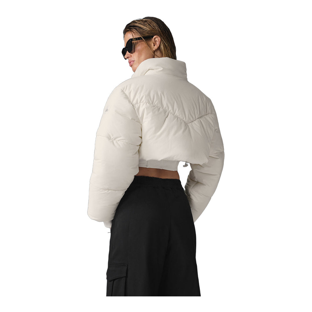 alo Main Act Corset Puffer - Ivory/Ivory by Alo Yoga