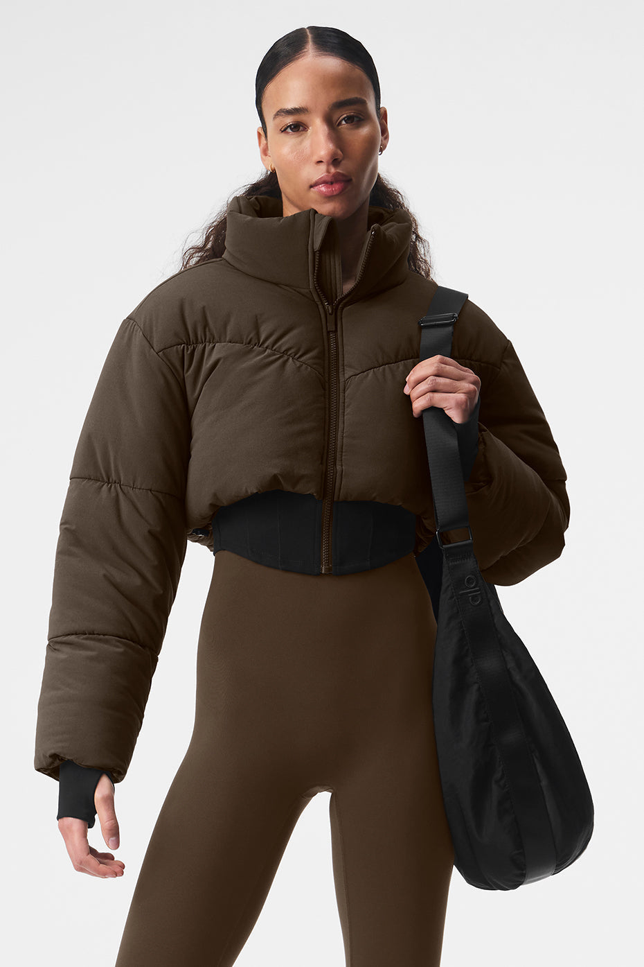 Main Act Corset Puffer - Espresso/Black (W4587R)