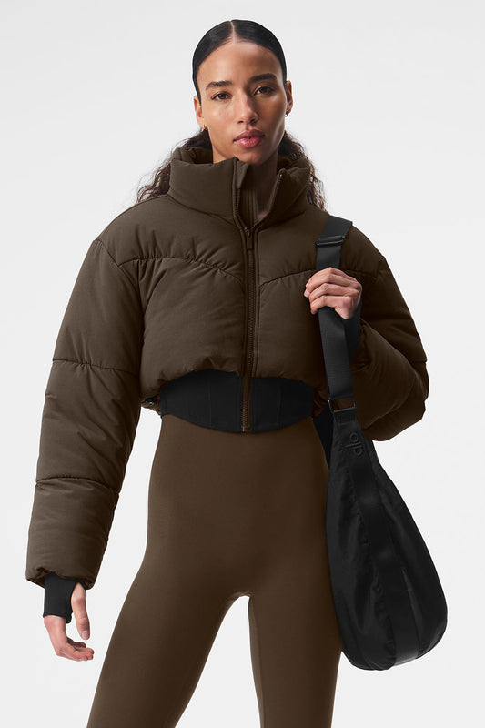 Main Act Corset Puffer - Espresso/Black (W4587R)