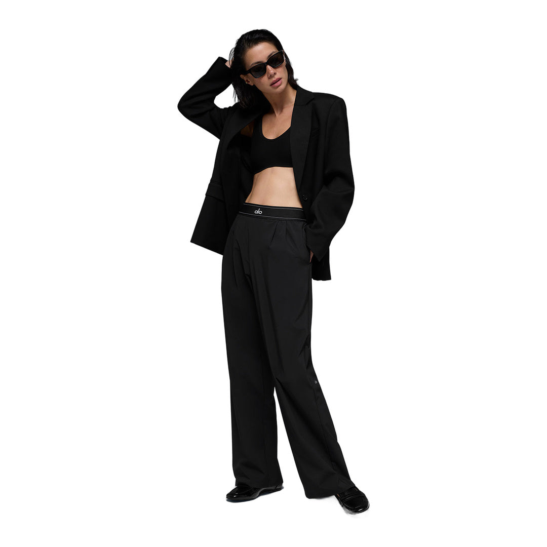 alo First-Class Blazer - Black by Alo Yoga
