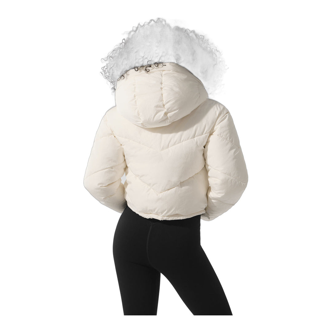 alo Glacier Puffer - Ivory by Alo Yoga