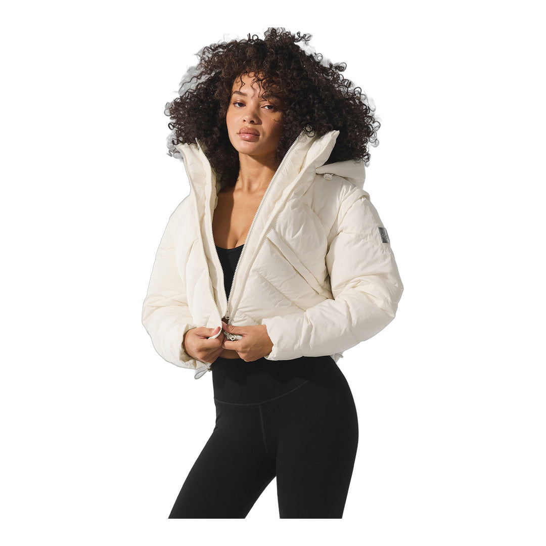 alo Glacier Puffer - Ivory by Alo Yoga