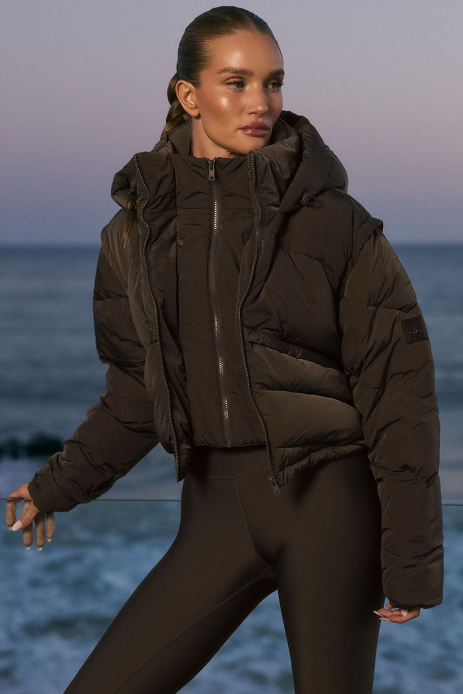 Glacier Puffer - Espresso (W4609R)