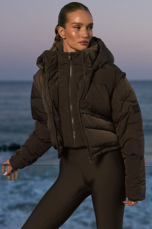 Glacier Puffer - Espresso (W4609R)