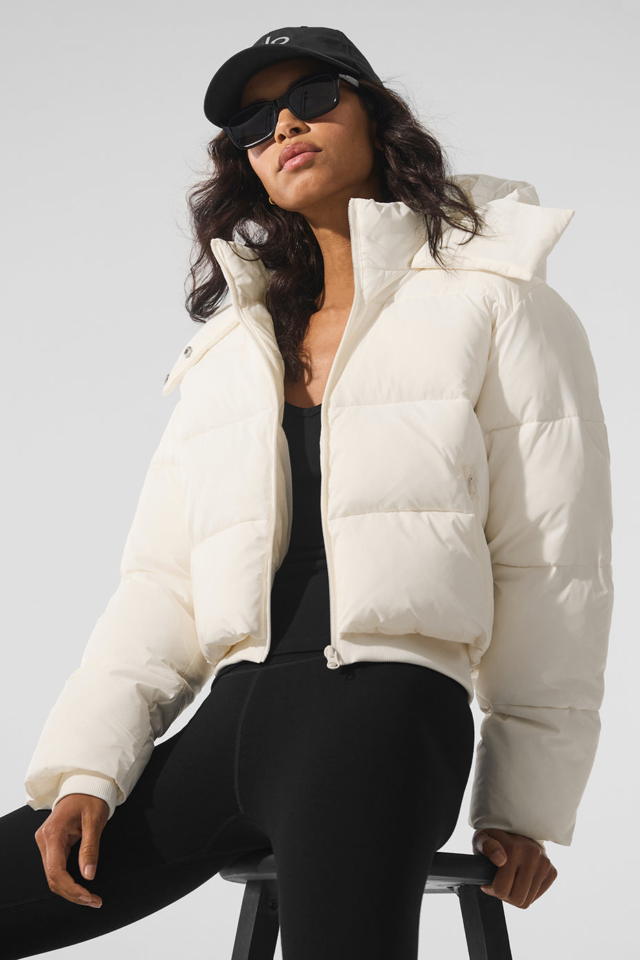Foxy Puffer Jacket - Ivory (W4664R)