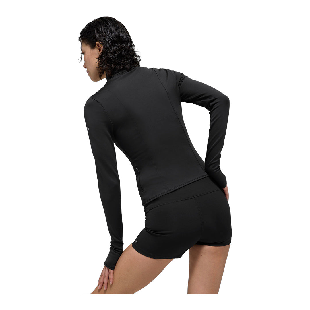 alo Airlift Winter Warm Radiant Full-Zip Jacket - Black by Alo Yoga
