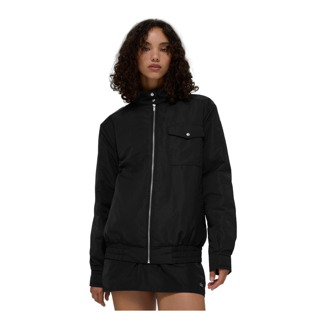 alo Work It Bomber - Black by Alo Yoga