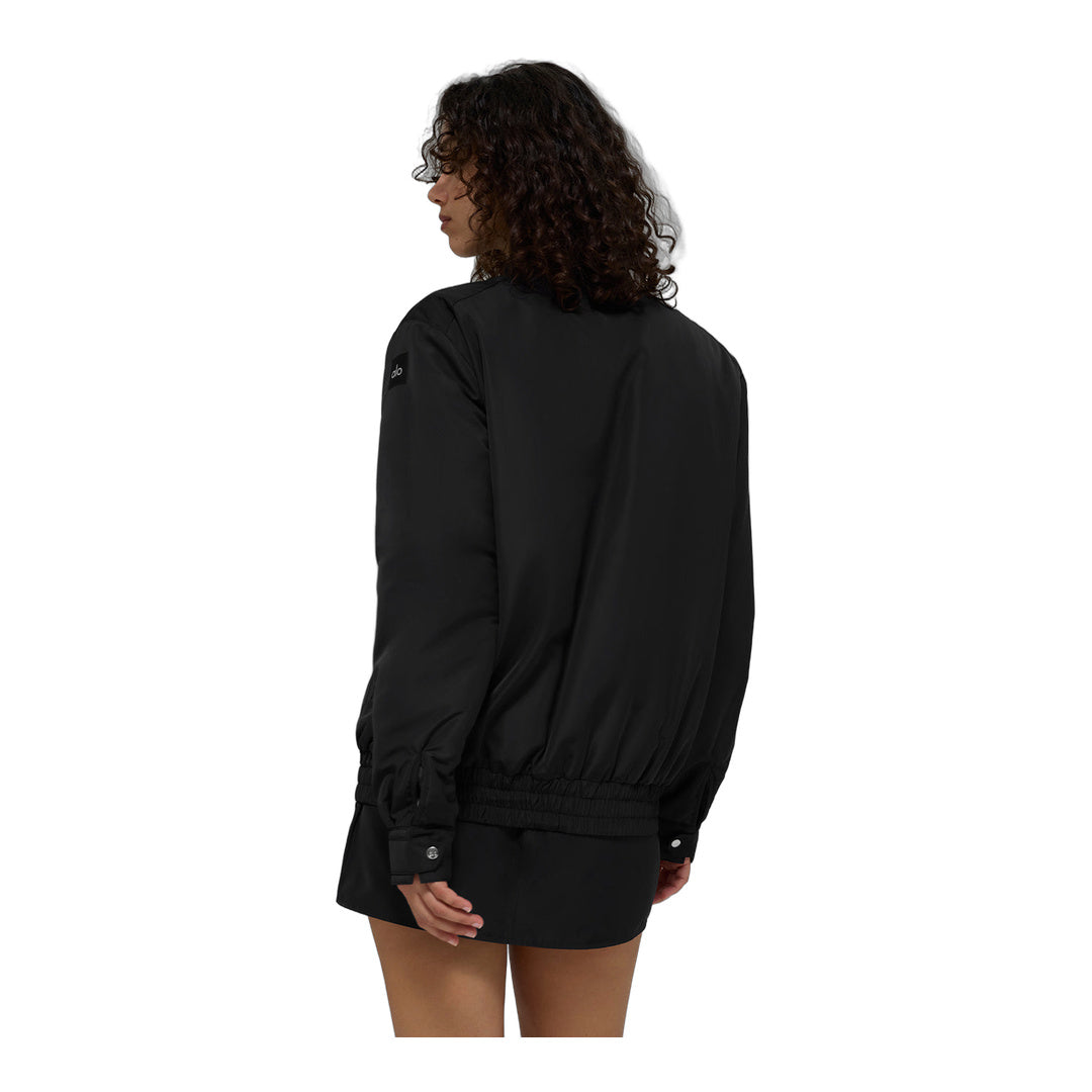 alo Work It Bomber - Black by Alo Yoga