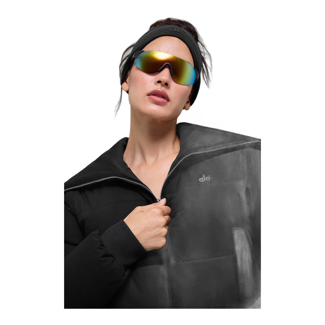 alo Captivate Puffer - Black by Alo Yoga