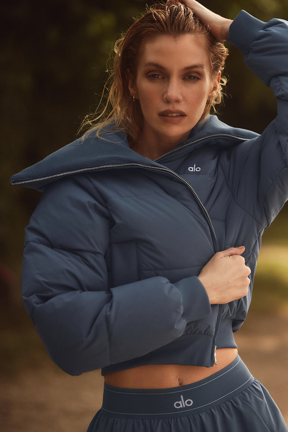 Captivate Puffer - Bluestone (W4701R)