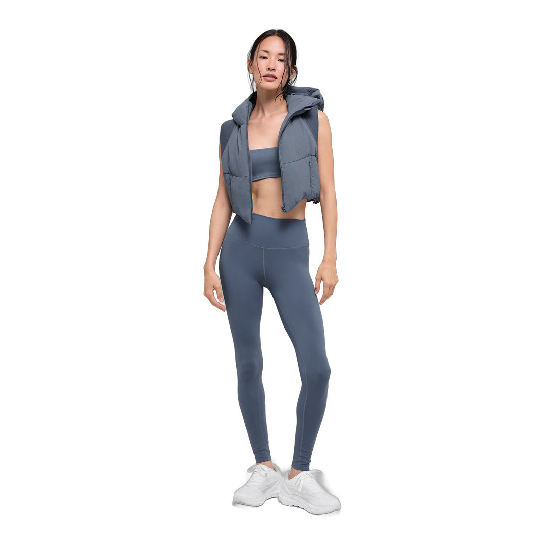 alo Fast Lane Puffer Vest - Bluestone by Alo Yoga