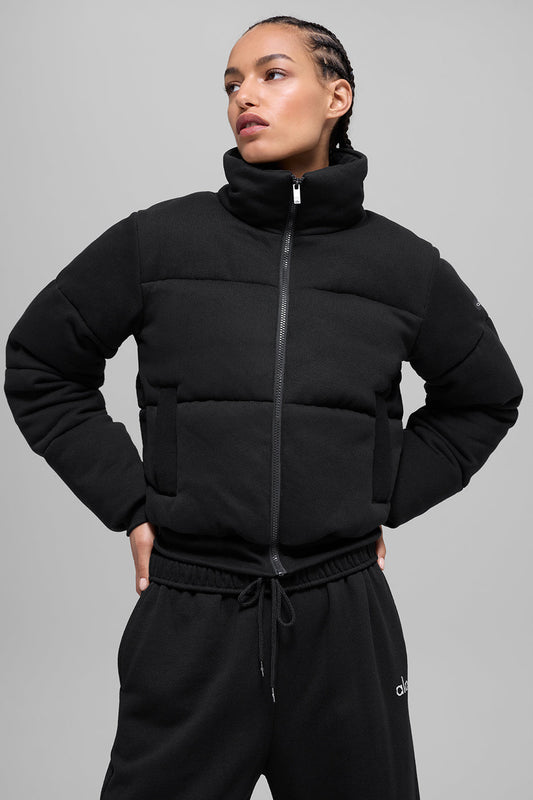 Sweatshirt Puffer - Black (W4758R)