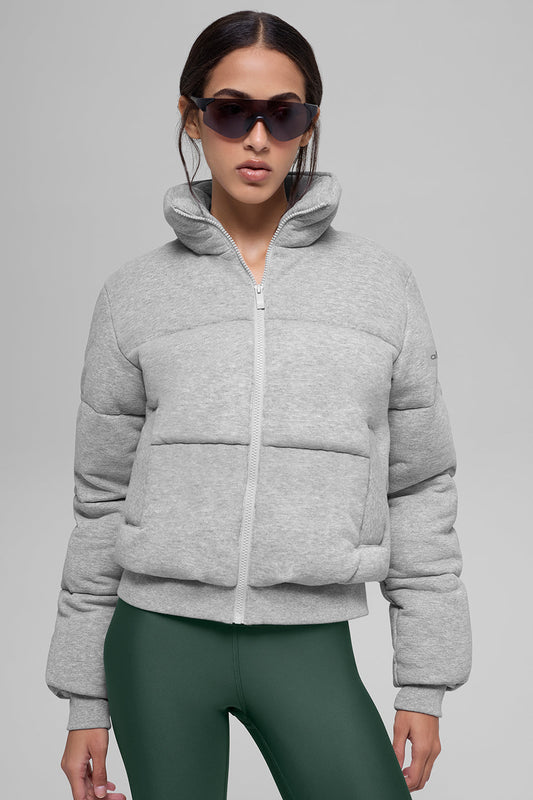 Sweatshirt Puffer - Athletic Heather Grey (W4758R)