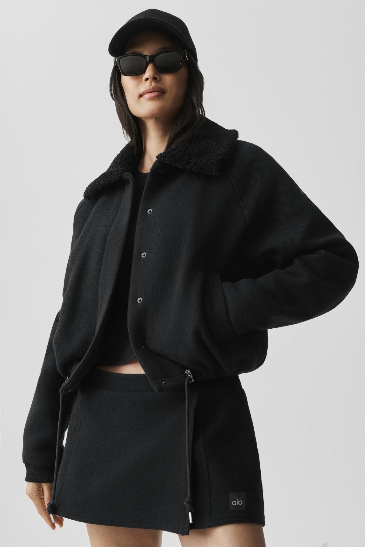 Alo Yoga Alpine Meadow Jacket in Black, product image 3 of 5
