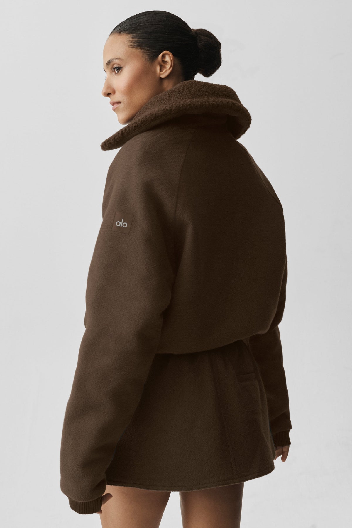 Alo Yoga Alpine Meadow Jacket in Espresso, product image 2 of 5