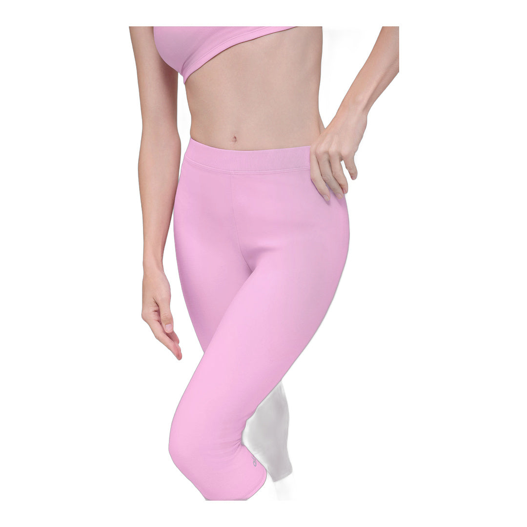 alo Alosoft High-Waist Iconic 90's Capri - Candy Heart Pink by Alo Yoga