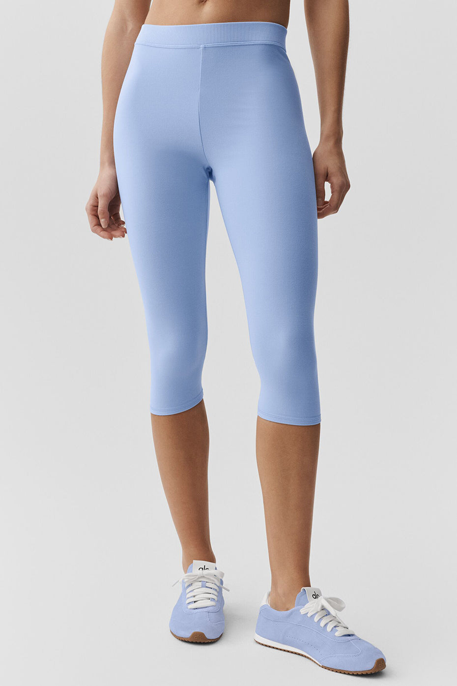 Alosoft High-Waist Iconic 90's Capri - Light Provence Blue (W51024R)