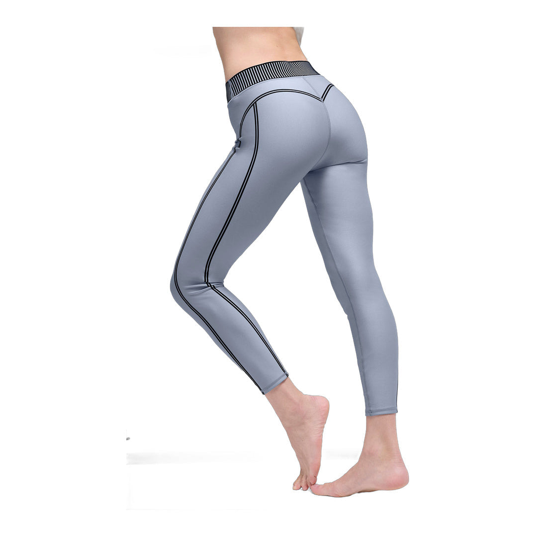 alo Airlift High-Waist 7/8 Line Up Legging - Winter Frost by Alo Yoga