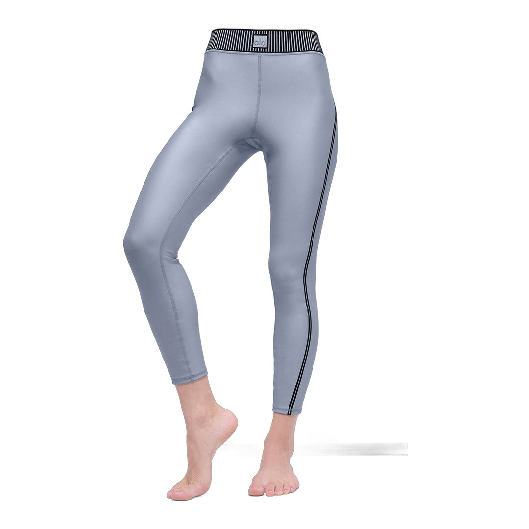 alo Airlift High-Waist 7/8 Line Up Legging - Winter Frost by Alo Yoga