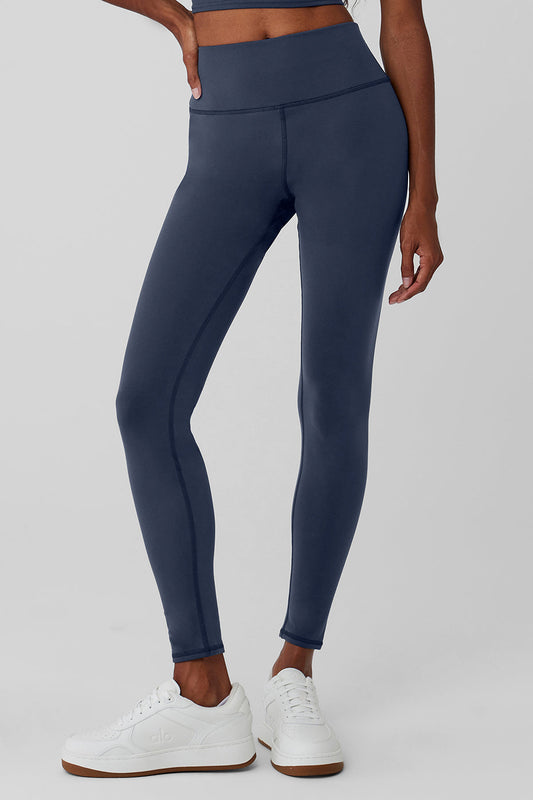 Airbrush Winter Warm High-Waist Nocturne Legging - Navy (W51196R)