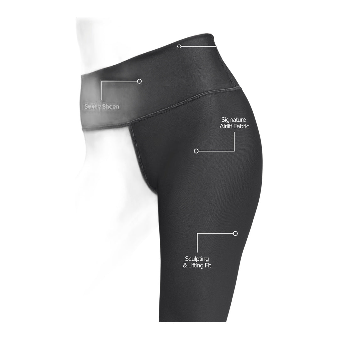 alo Airlift Winter Warm High-Waist Legging - Anthracite by Alo Yoga