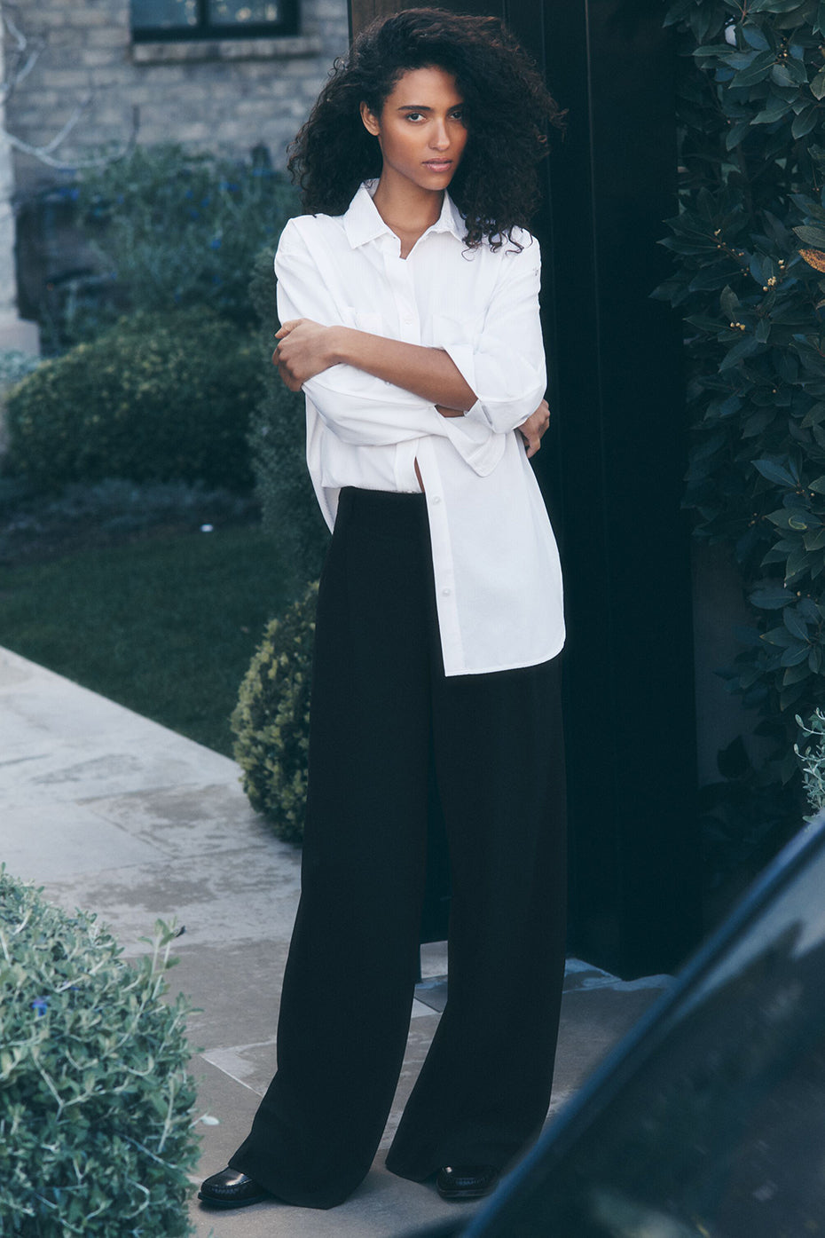 High-Waist Dreamscape Trouser (Long) - Black (W51263R-33)