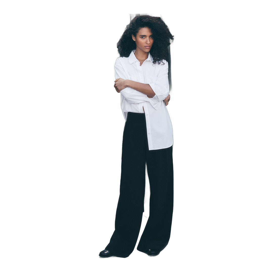 alo High-Waist Dreamscape Trouser (Long) - Black by Alo Yoga