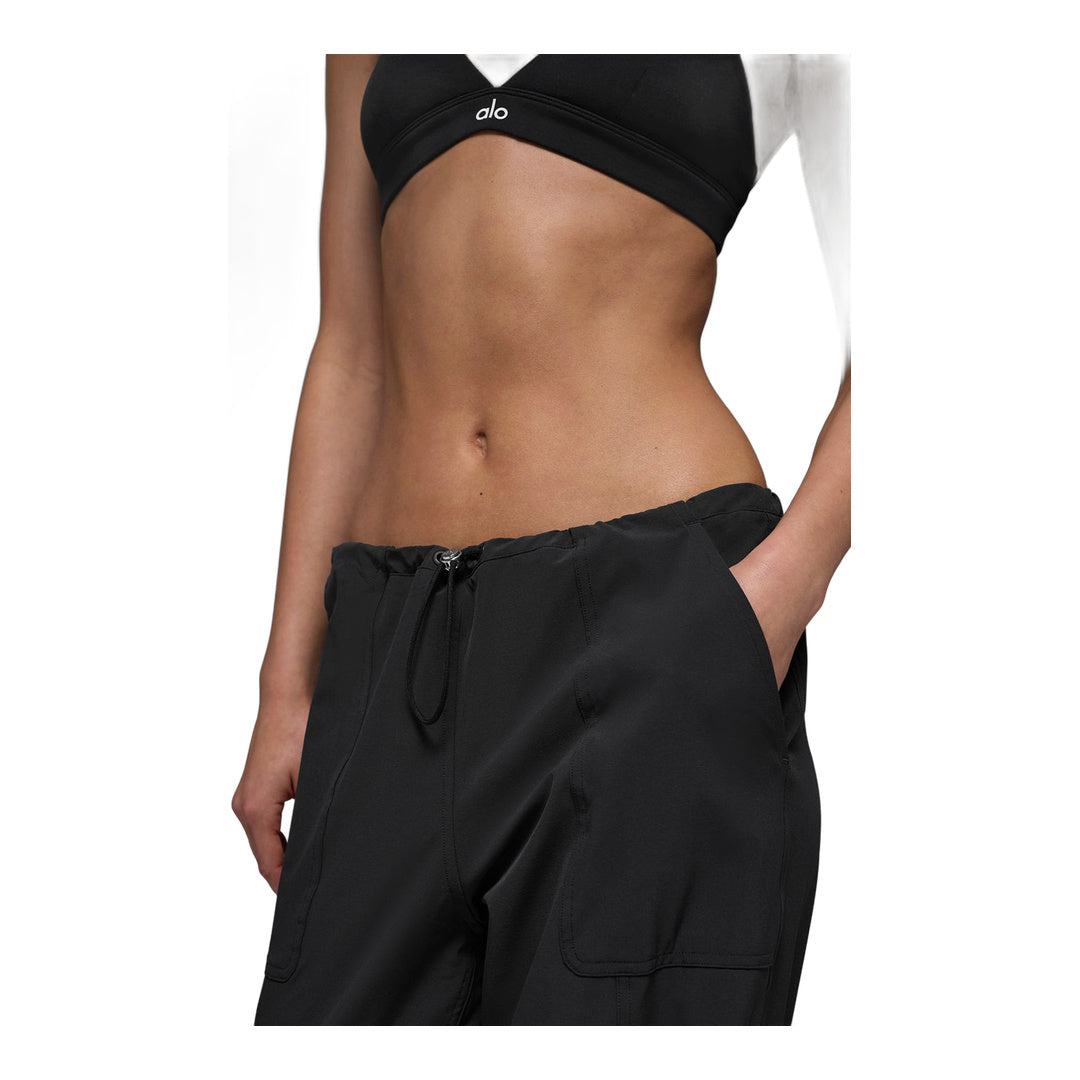 alo Low Rise Megastar Cargo Pant - Black by Alo Yoga