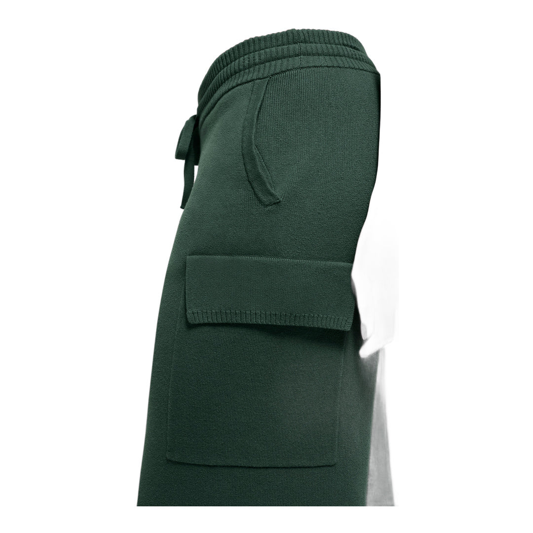 alo Scholar Knit High-Waist Cargo Pant - Clover Green by Alo Yoga