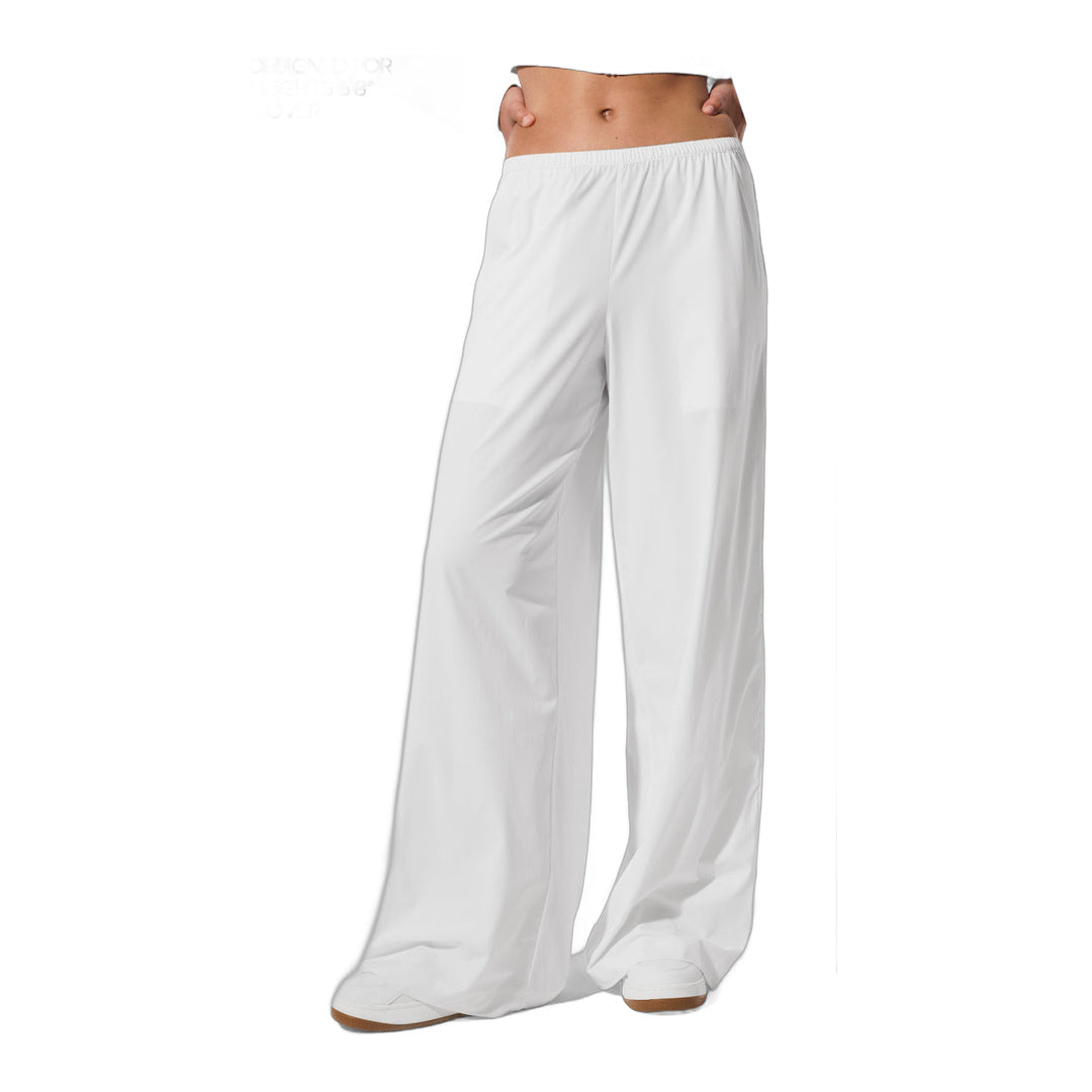 alo Breezy Wide Leg Pant (Long) - White by Alo Yoga