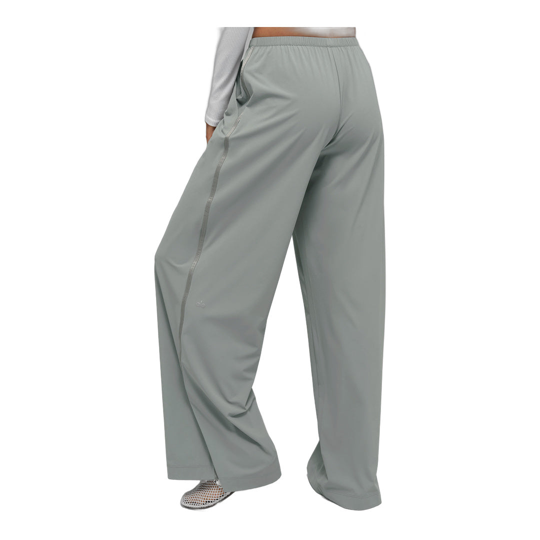 alo Breezy Wide Leg Pant (Long) - Lunar Grey by Alo Yoga