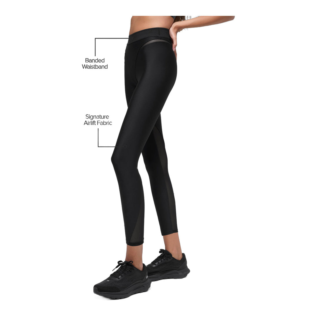 alo Airlift High-Waist 7/8 Rebel Legging - Black by Alo Yoga