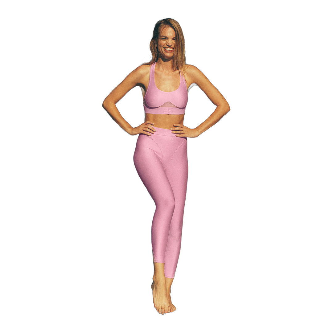 alo Airlift High-Waist 7/8 Rebel Legging - Candy Heart Pink by Alo Yoga