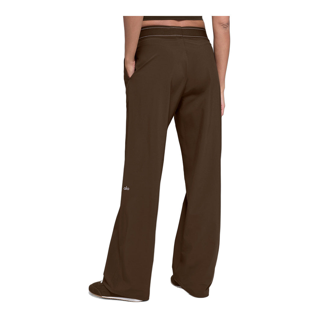 alo Suit Up Trouser (Long) - Espresso by Alo Yoga