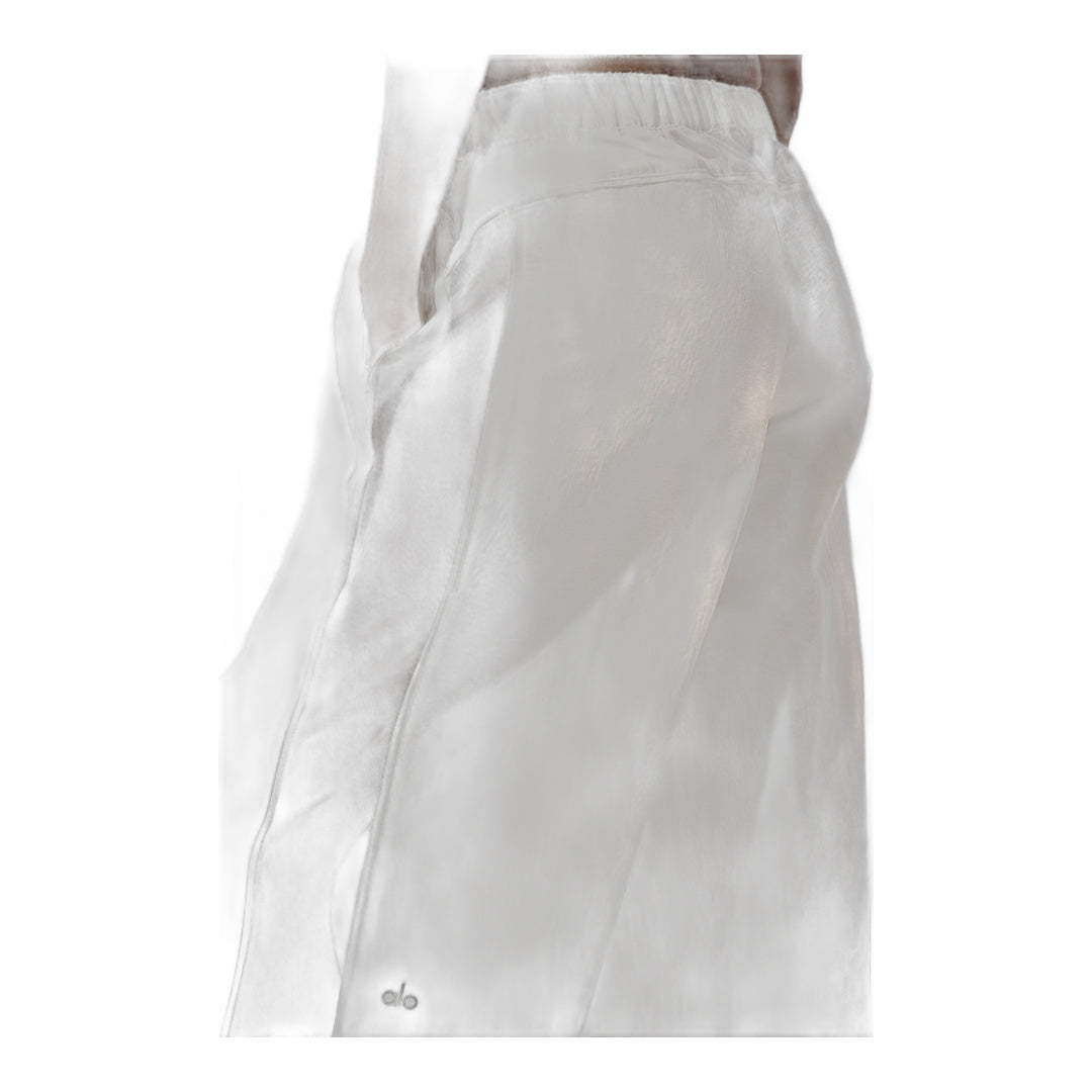 alo High-Waist Origin Wide Leg Track Pant - Ivory by Alo Yoga