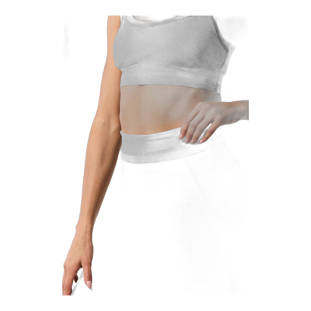 alo Alosoft High-Waist 7/8 Better Together Legging - Athletic Heather Grey/White by Alo Yoga
