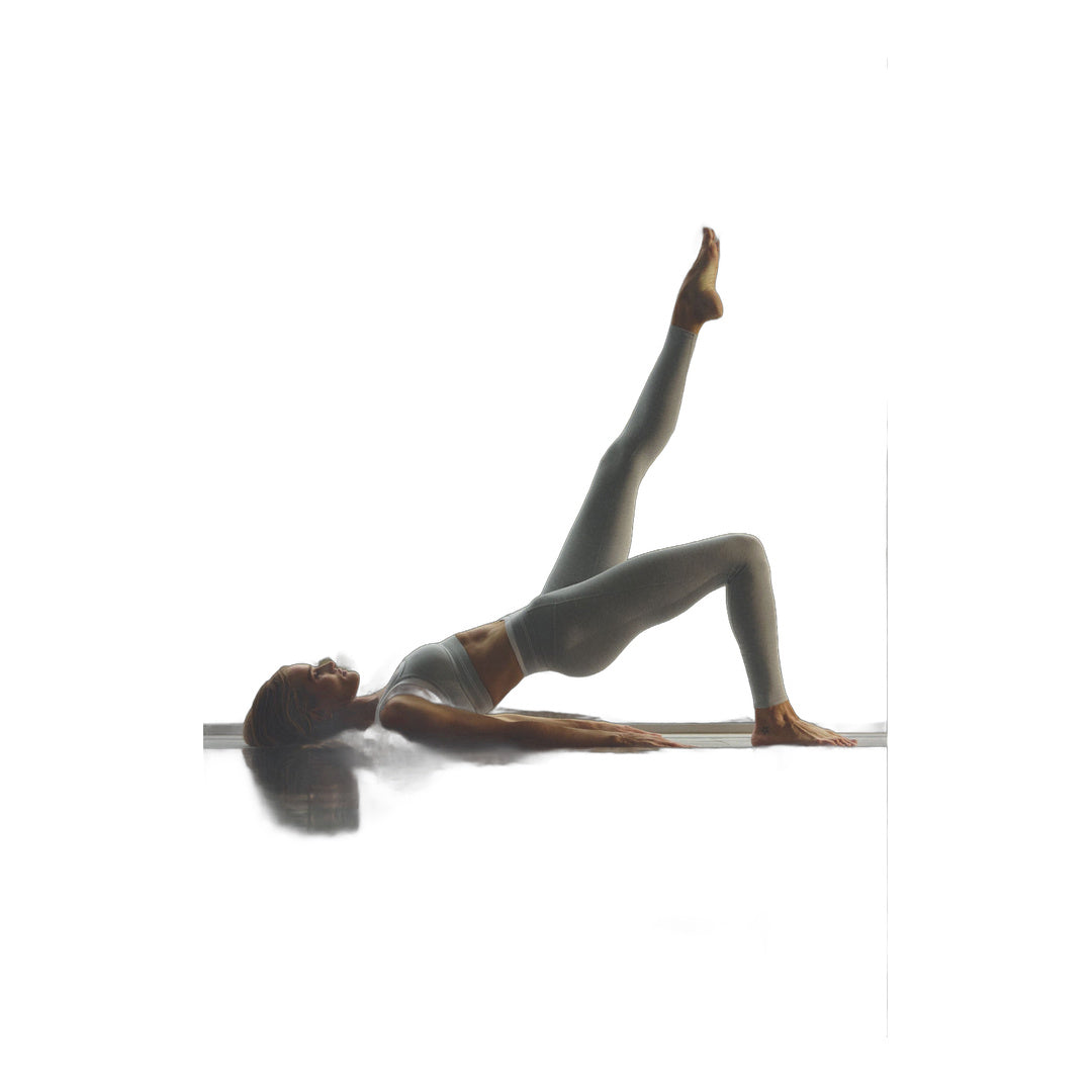 alo Alosoft High-Waist 7/8 Better Together Legging - Athletic Heather Grey/White by Alo Yoga