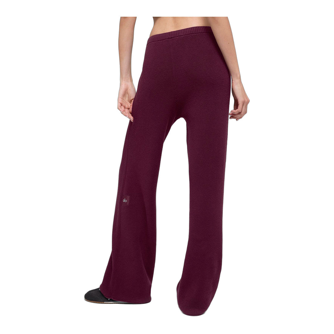 alo Supernatural Sweater Pant - Burgundy by Alo Yoga
