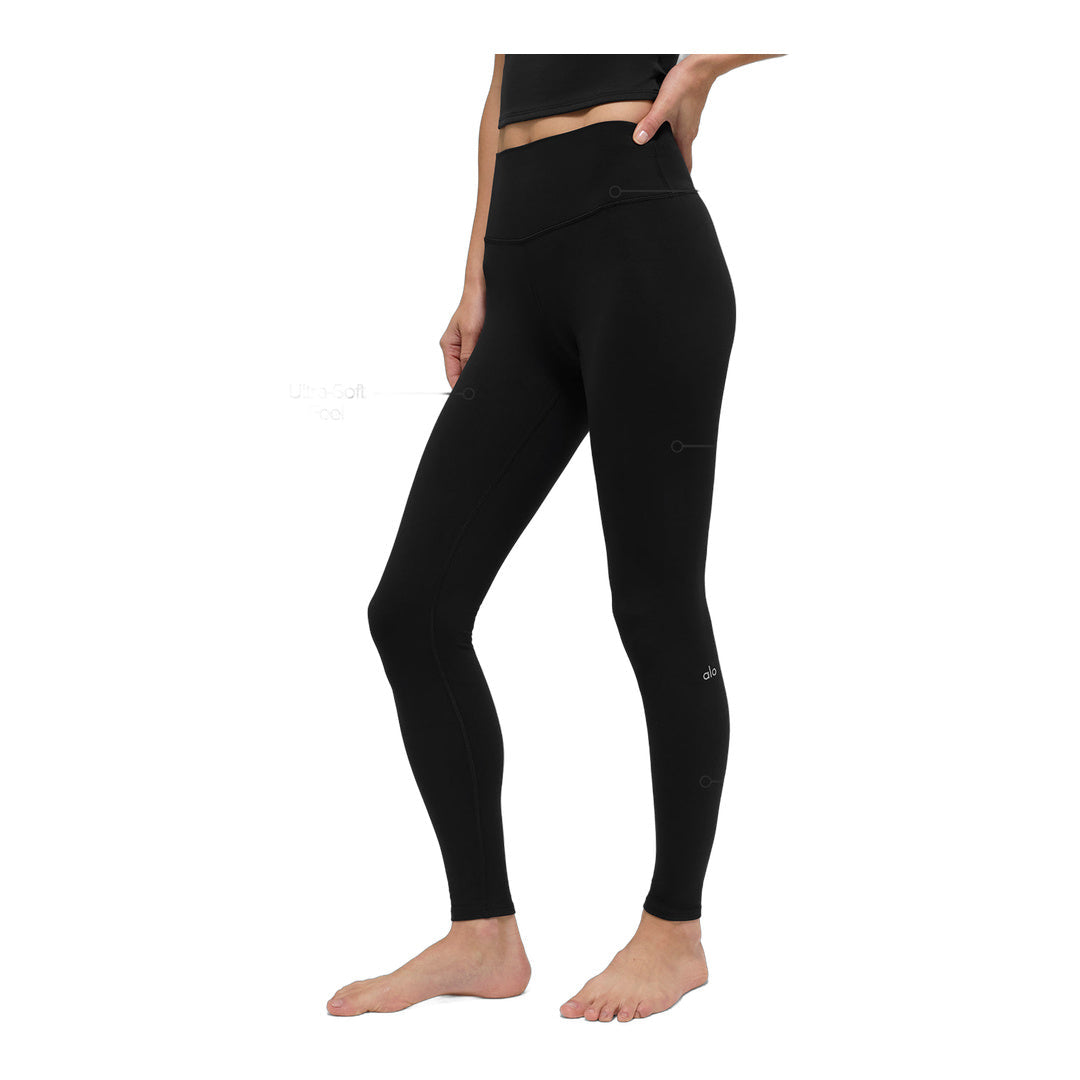 alo ALO Softsculpt High-Waist Legging - Black by Alo Yoga