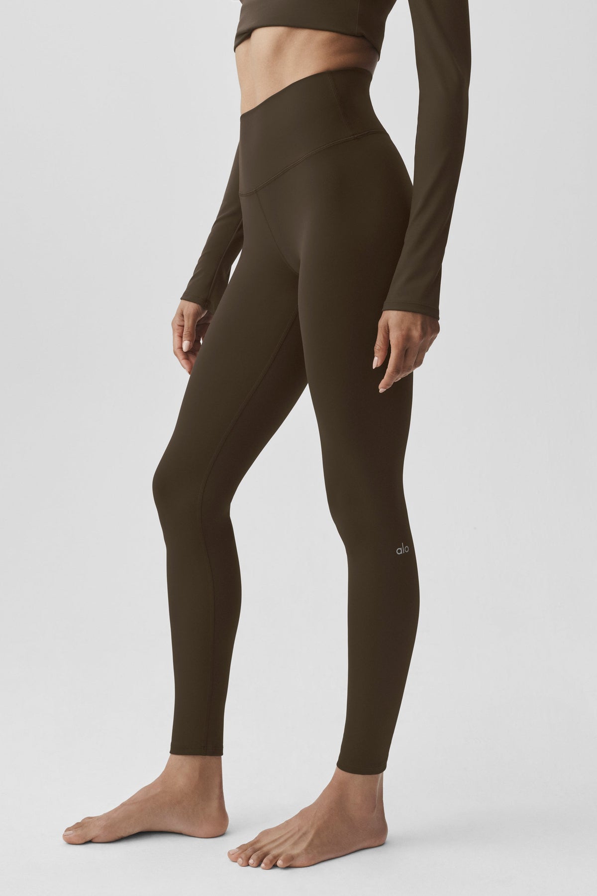 Alo Yoga Softsculpt High-Waist Legging in Espresso, product image 3 of 4